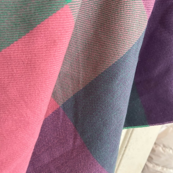 New J Crew Soft Multi Color Fringed Scarf - Picture 2 of 4